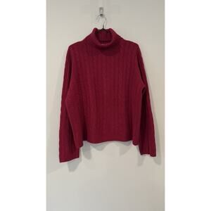 Emanuel Ungaro Knit Cashmere Turtleneck Sweater Size Small 2573